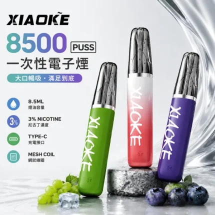 XIAOKE/梟客 梟客XIAOKE一次性電子煙 8500口 20種口味
